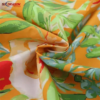 여자 셔츠 의류 덮개를위한 가벼운 면화 직물